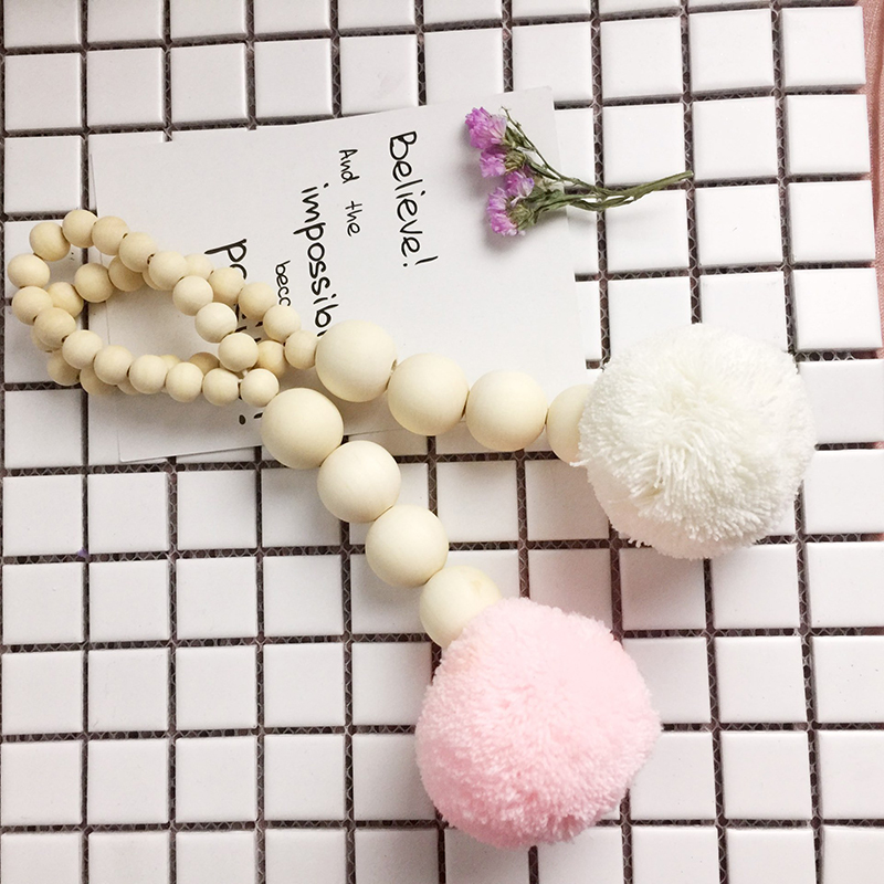 Baby Nursery Garland - Guirlande de perles en bois pour