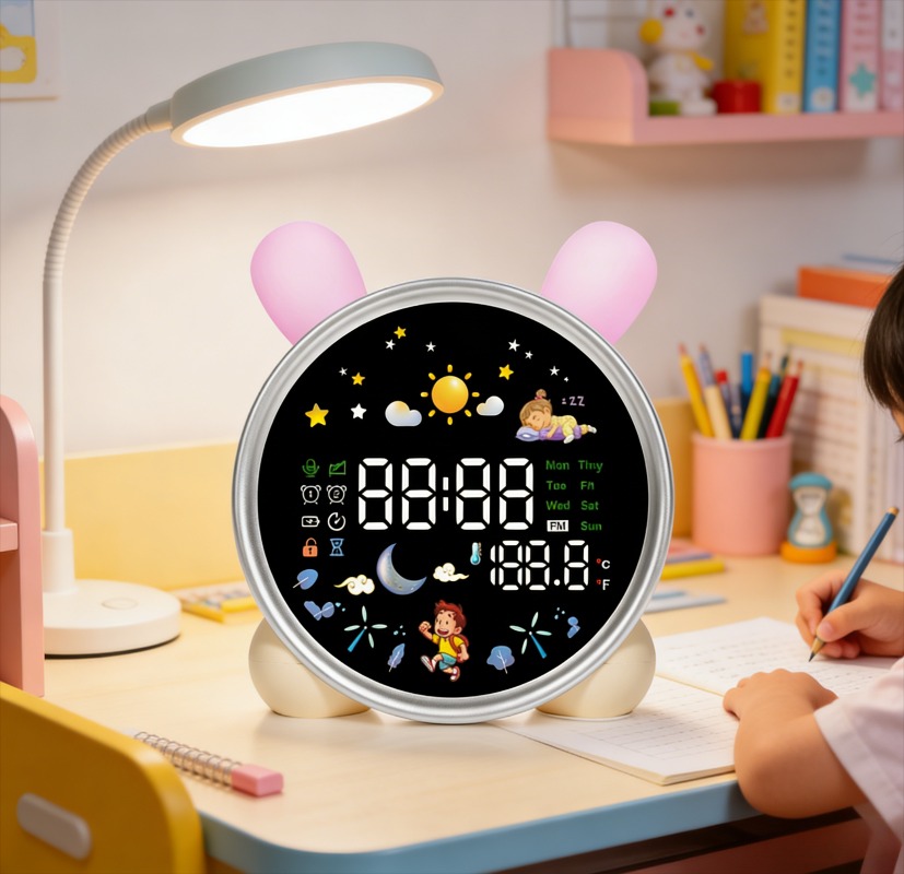 Sound Sleep Trainer Clock - Réveil pour enfants avec veilleuse et