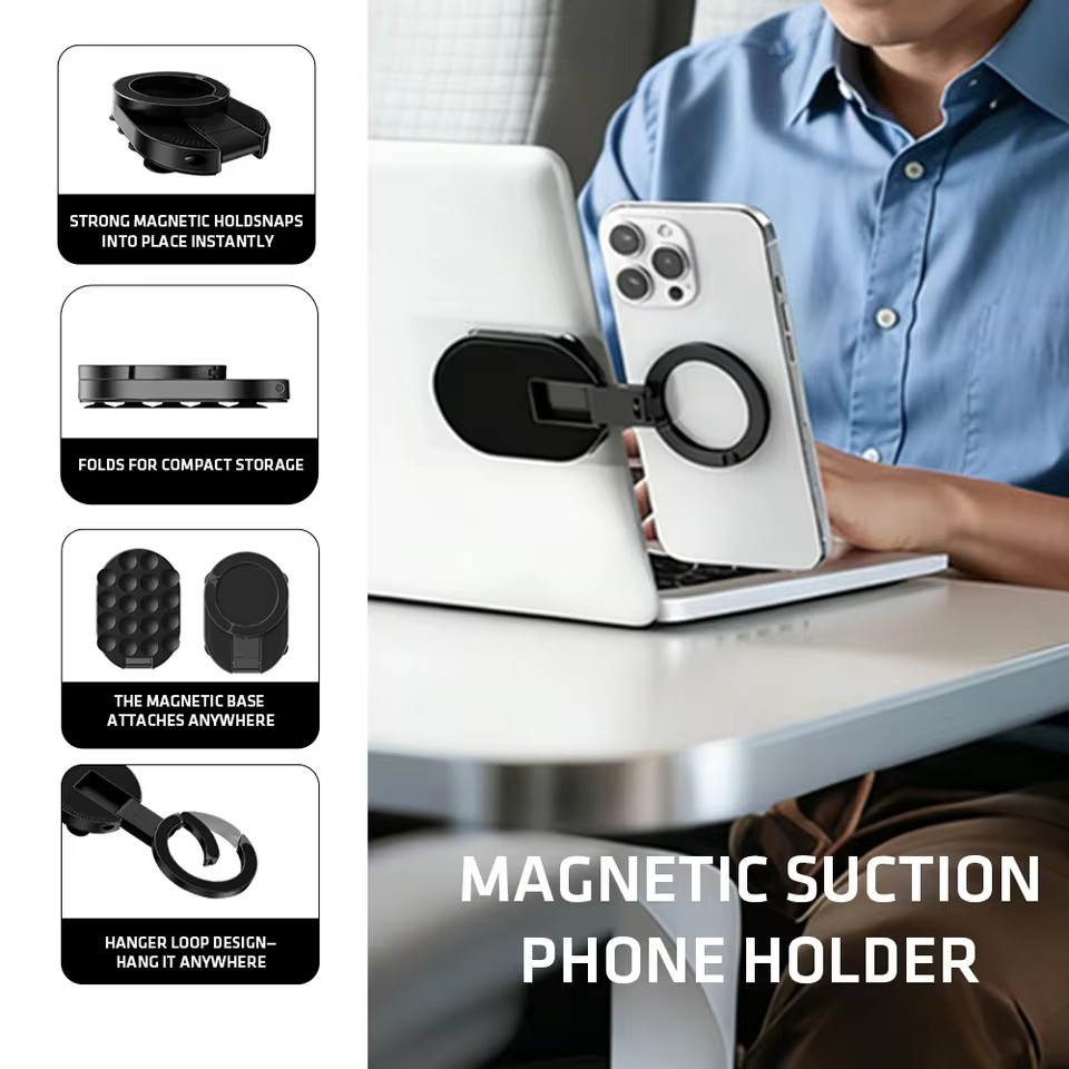 Mobile Hanger Arm - Support de téléphone magnétique pliable MA39