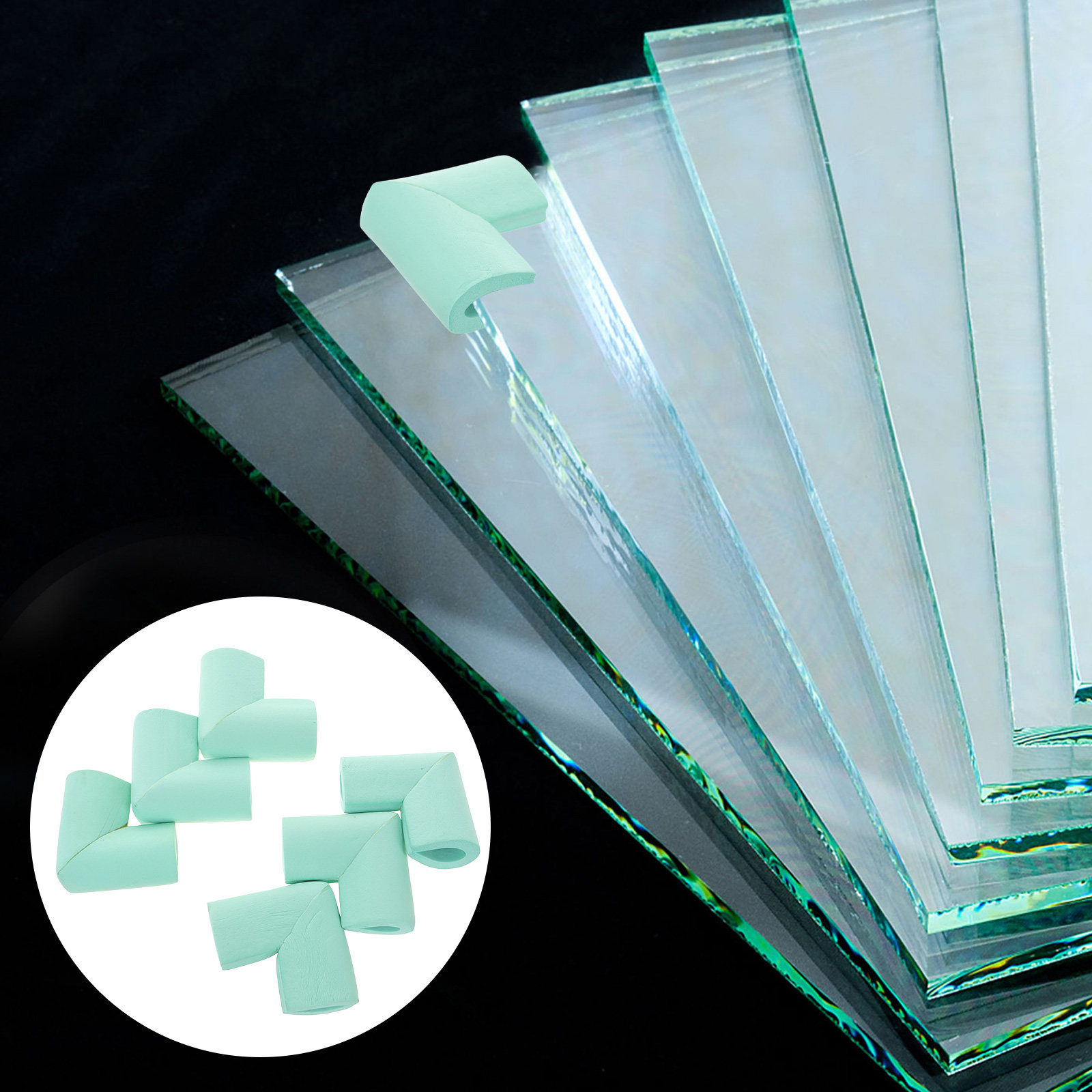 Corner Guard Foam - 12 protections d'angle en mousse rigide