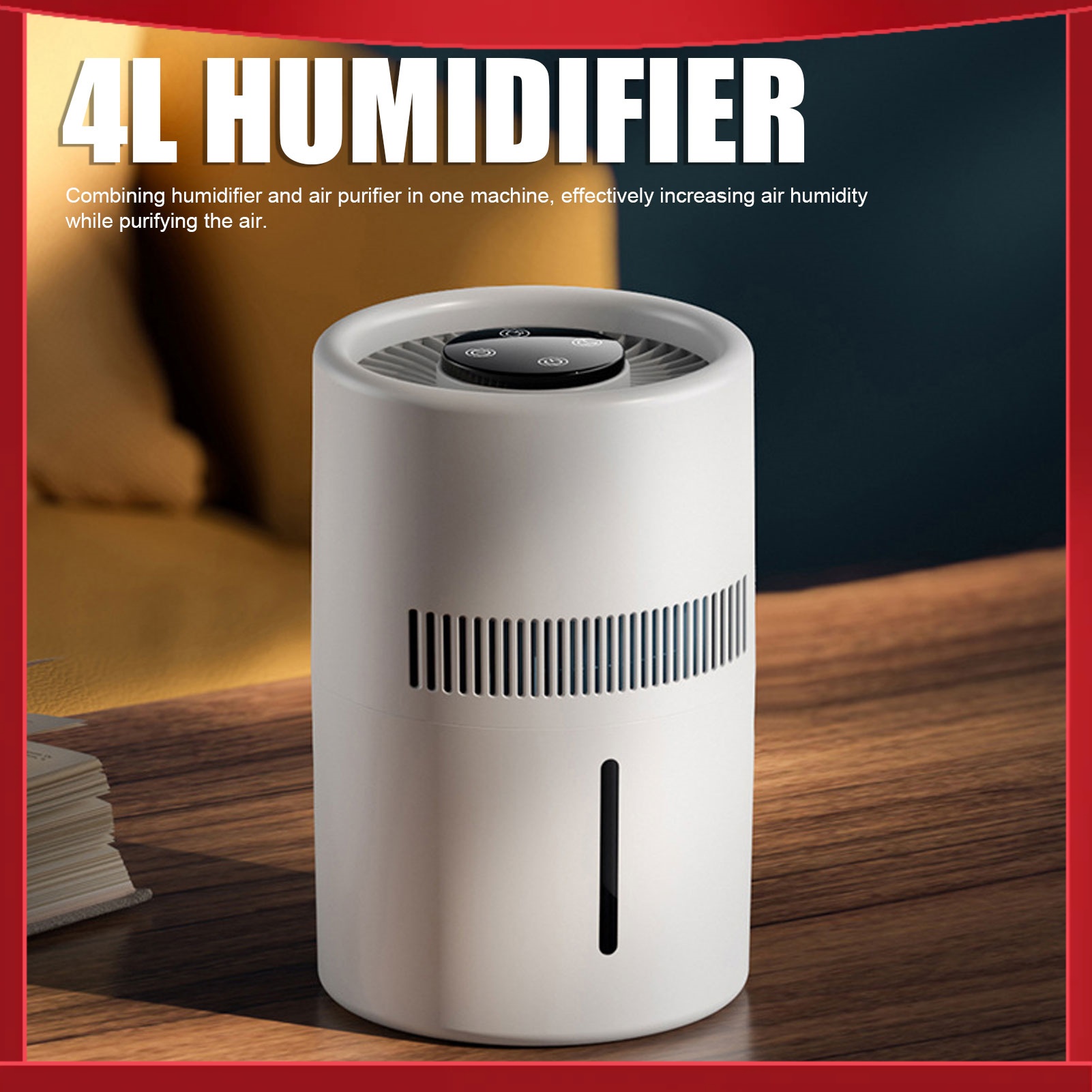 Humidifier Nursery Quiet - Purificateur d'air et humidificateur 2 en