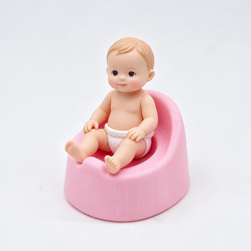 Baby Nursery Layout - Mini chaise de toilette pour poupée,