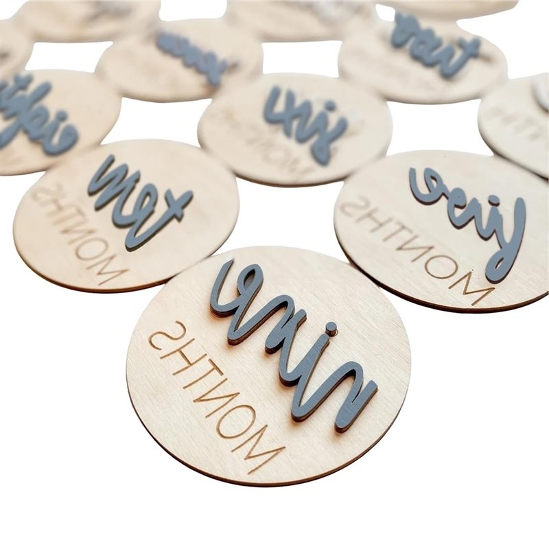 Milestone Card Set - Plaques de développement mensuel pour bébé
