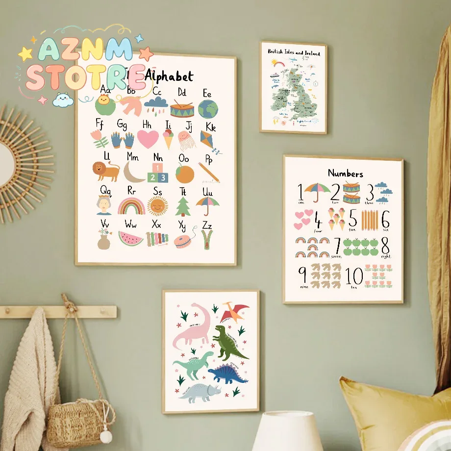 Baby Nursery Items - Tableau mural sur toile représentant le