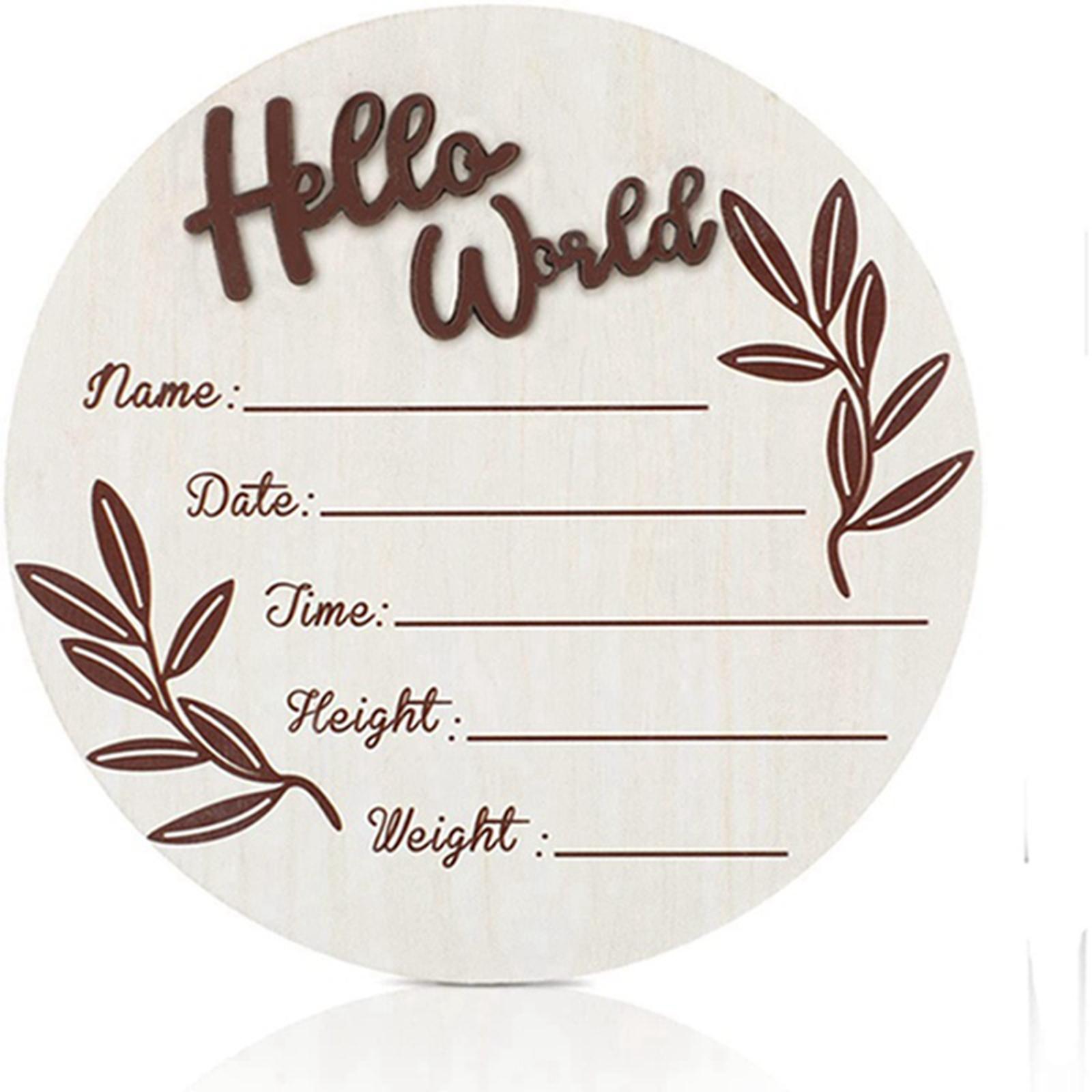 Ensemble de 18 plaques en bois - Milestone Card Set avis et prix