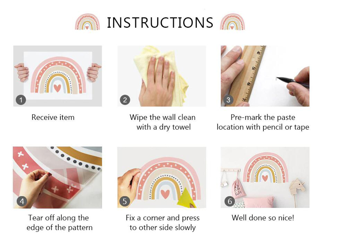 Autocollant Mural en Forme d'É - Baby Nursery Labels avis et prix