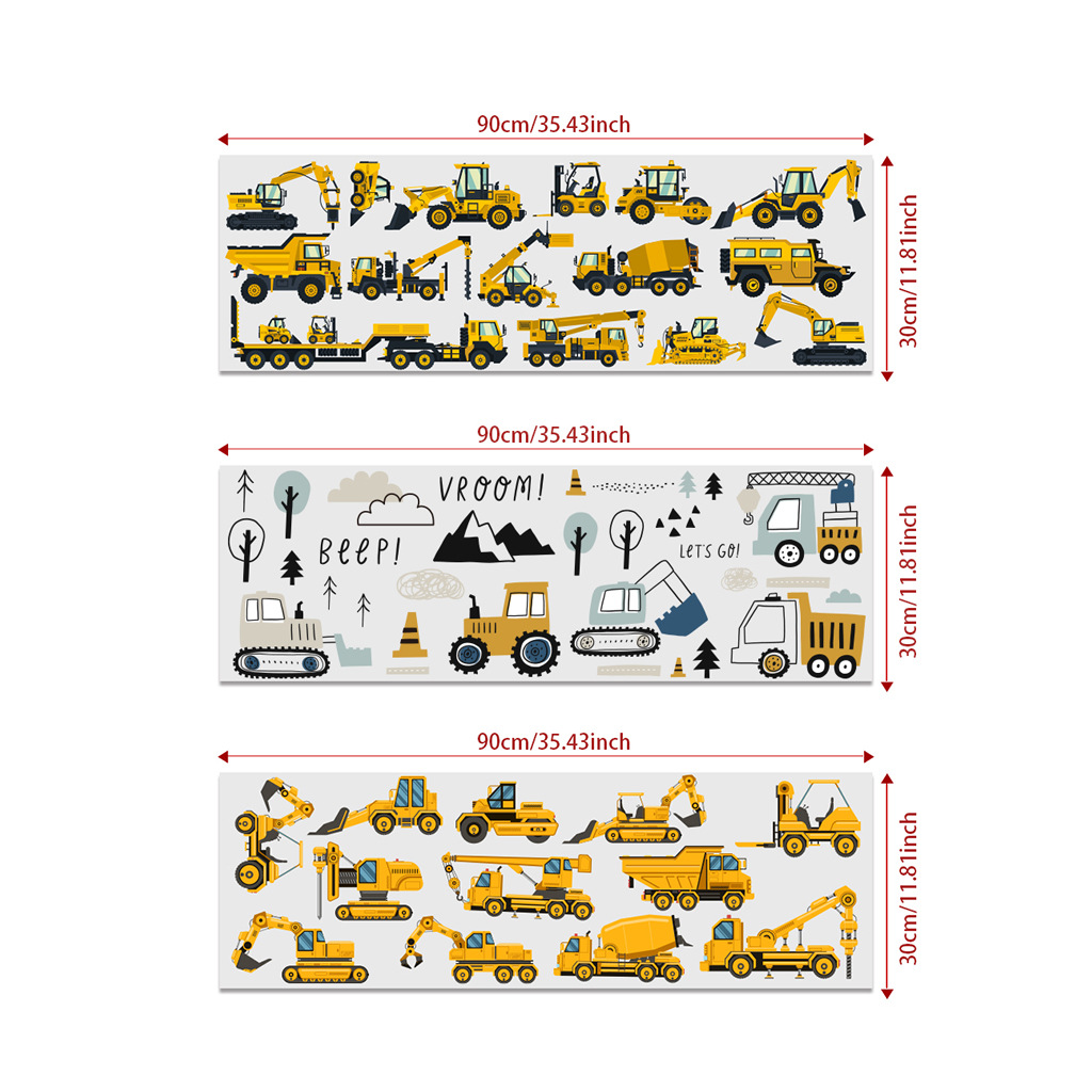 Dessin animé pelle ingénierie  - Baby Nursery Labels avis et prix