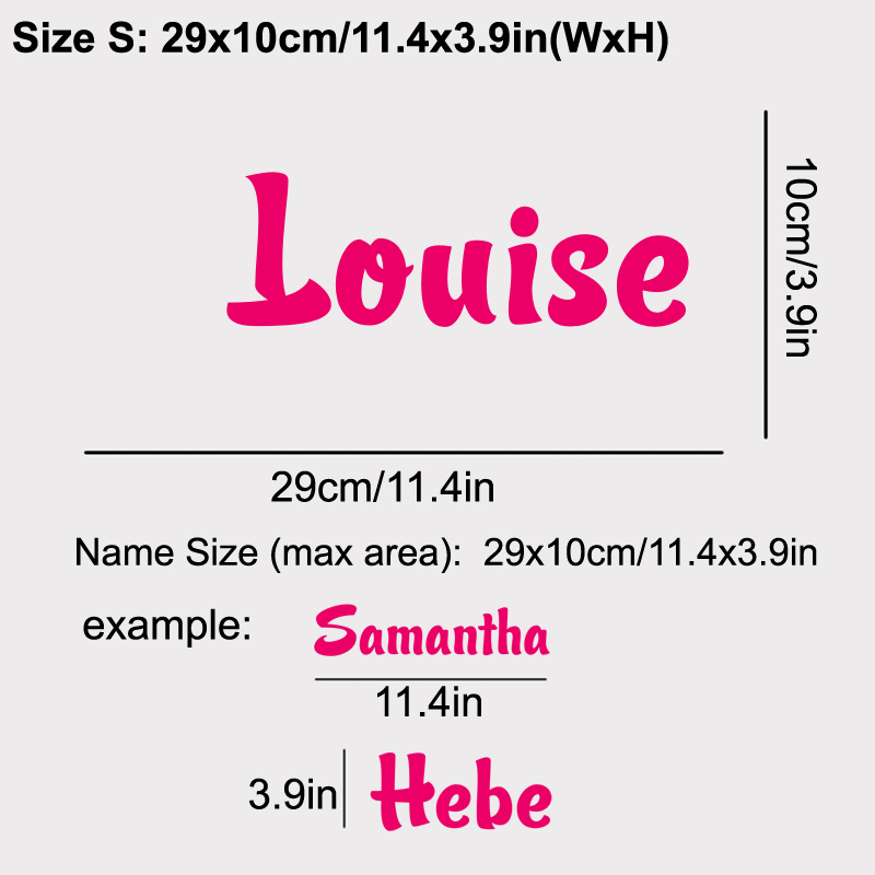 Autocollant mural en vinyle pe - Baby Nursery Labels avis et prix