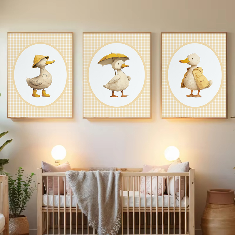 Affiche murale en toile pour c - Baby Nursery Yellow avis et prix