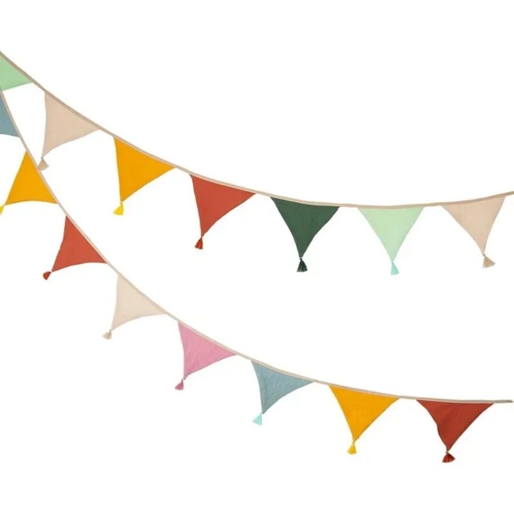 20 bannières en tissu multicol - Baby Nursery Bunting avis et prix