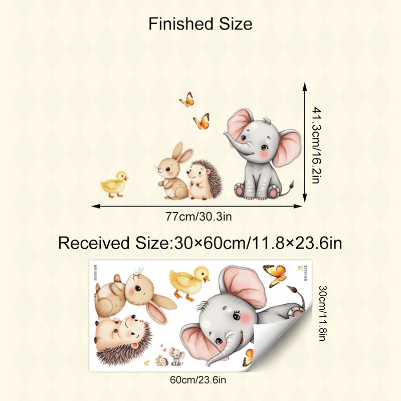 Autocollant mural d'animal de  - Baby Nursery Labels avis et prix