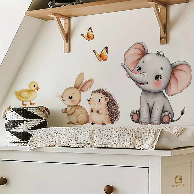 Autocollant mural d'animal de  - Baby Nursery Labels avis et prix
