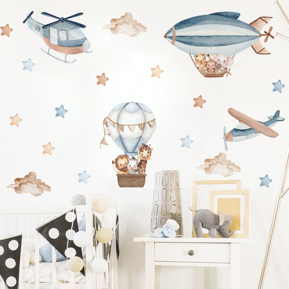 Autocollants muraux animaux aq - Baby Nursery Labels avis et prix