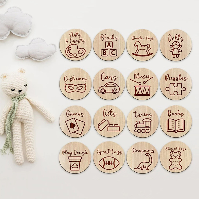 Étiquettes de rangement en boi - Baby Nursery Items avis et prix