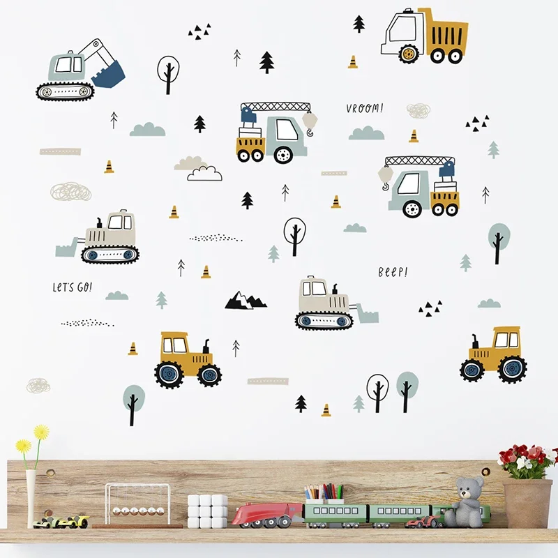 Autocollants muraux de camion  - Baby Nursery Labels avis et prix
