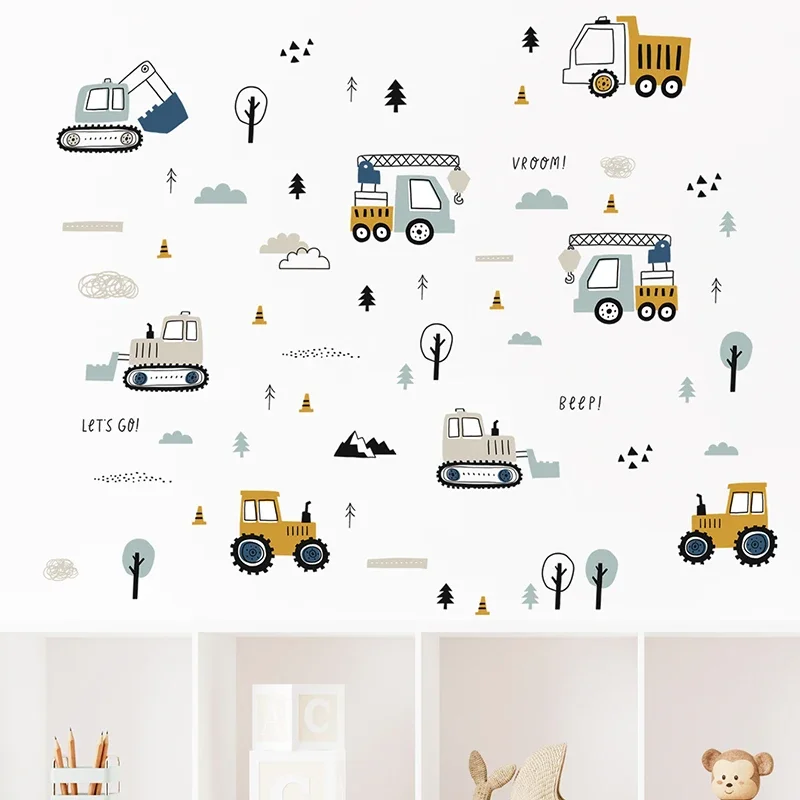 Autocollants muraux de camion  - Baby Nursery Labels avis et prix