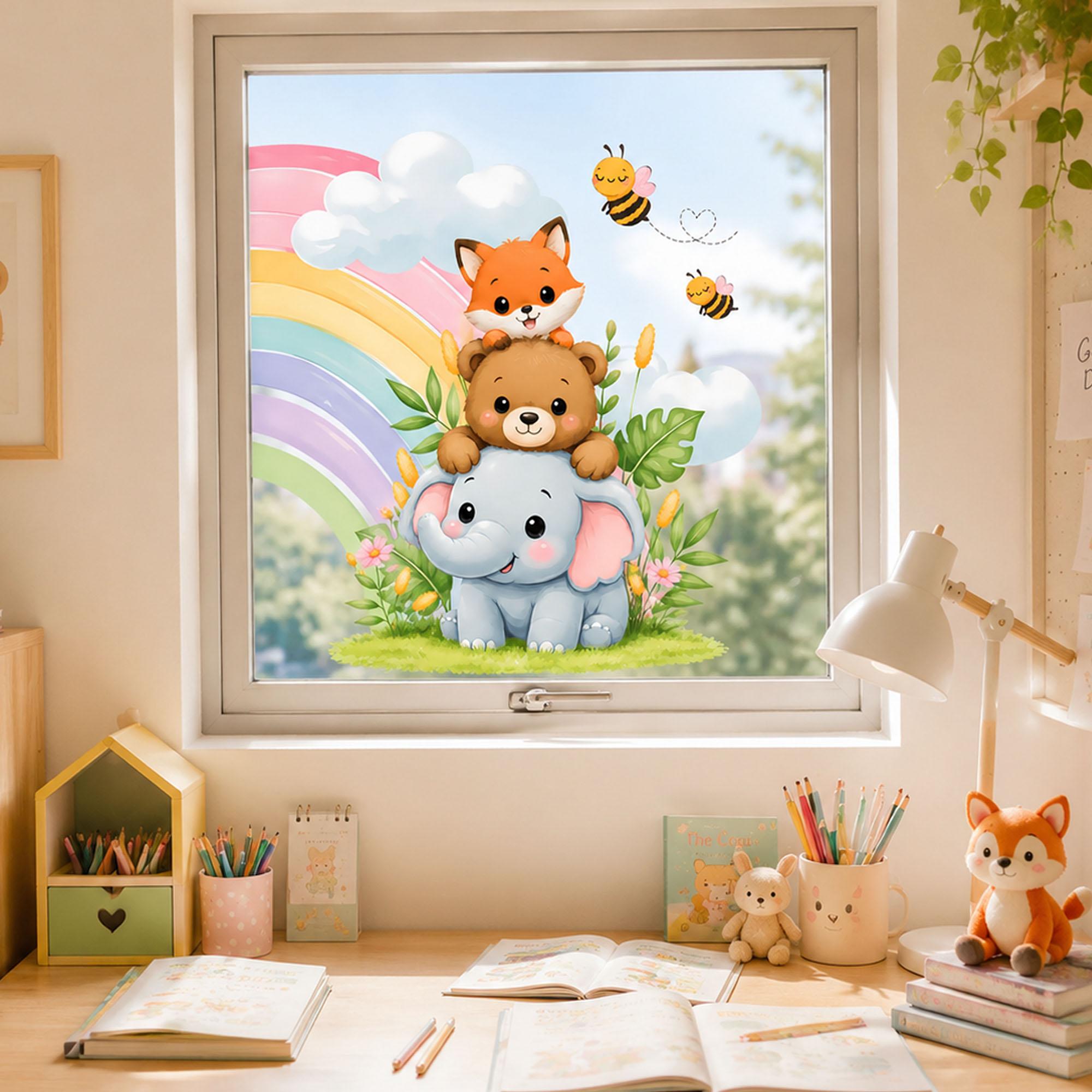 Film adhésif statique pour fen - Baby Nursery Labels avis et prix