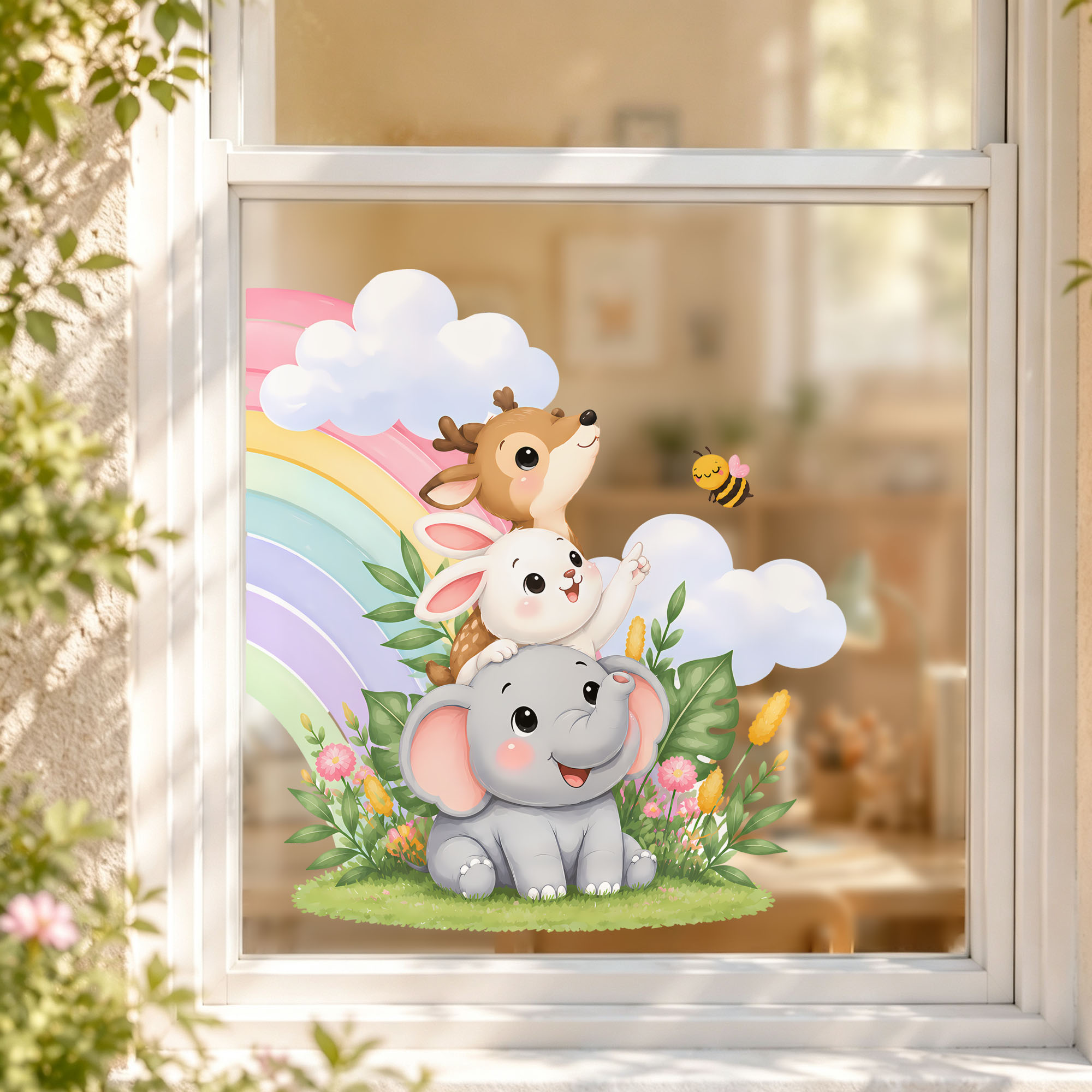 Film adhésif statique pour fen - Baby Nursery Labels avis et prix