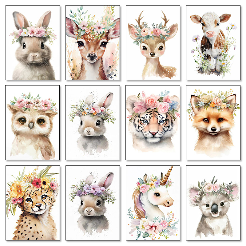 Bébé ours lapin cerf raton lav - Baby Unicorn Nursery avis et prix
