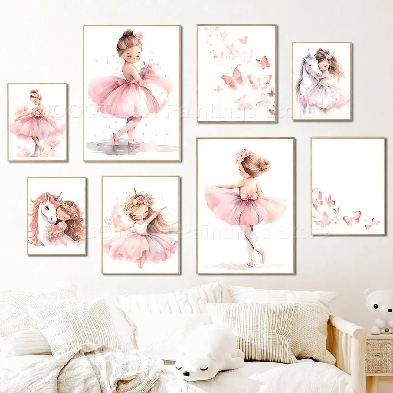 1 pièce - Tableau sur toile ro - Baby Unicorn Nursery avis et prix