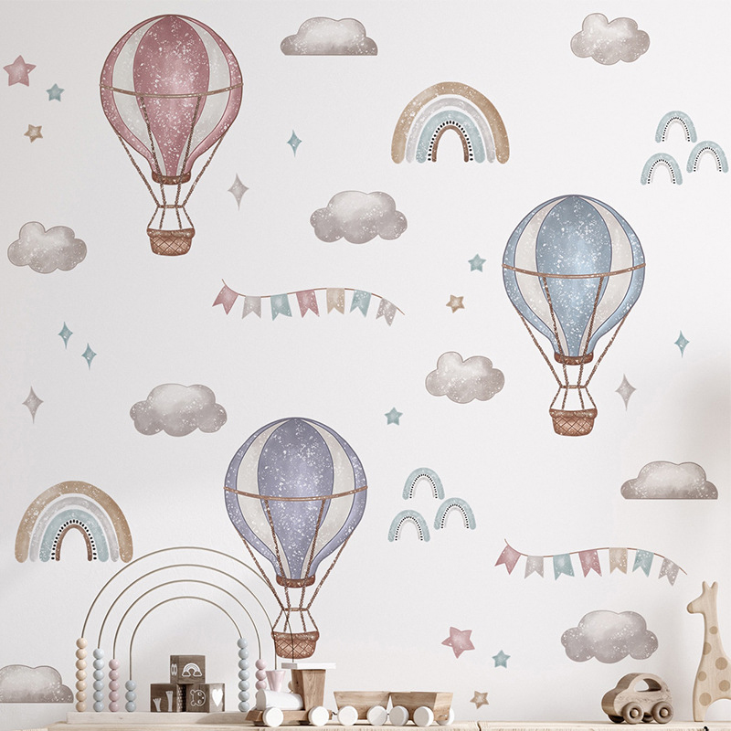 Autocollant mural bohème en vi - Baby Nursery Bunting avis et prix