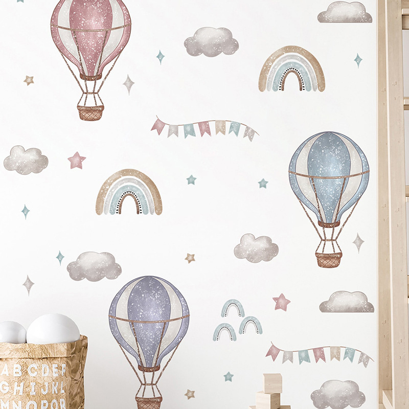 Autocollant mural bohème en vi - Baby Nursery Bunting avis et prix