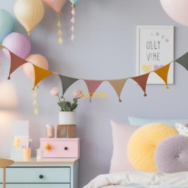 QX2D – banderoles en tissu dou - Baby Nursery Bunting avis et prix