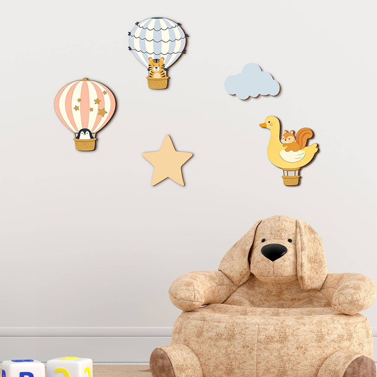 Autocollants muraux en bois en - Baby Nursery Labels avis et prix