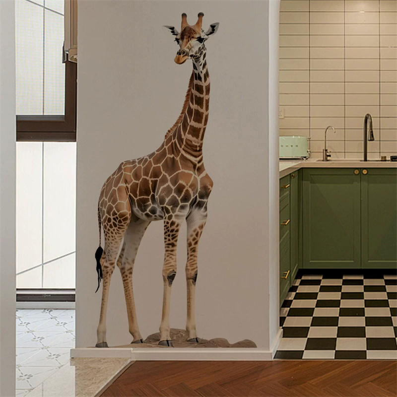 Grand autocollant girafe anima - Baby Nursery Labels avis et prix