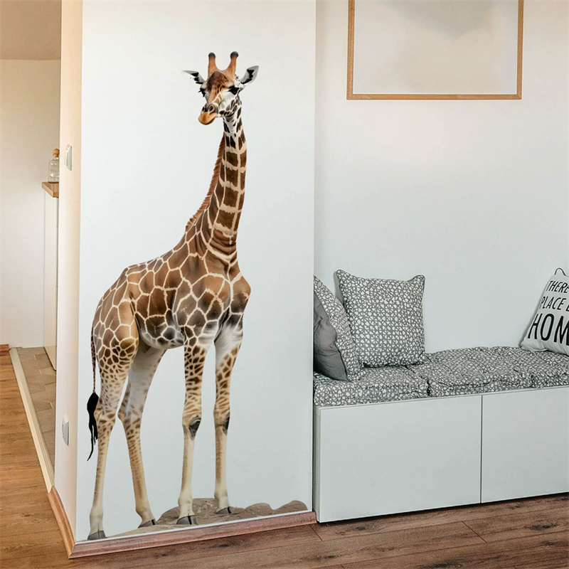 Grand autocollant girafe anima - Baby Nursery Labels avis et prix